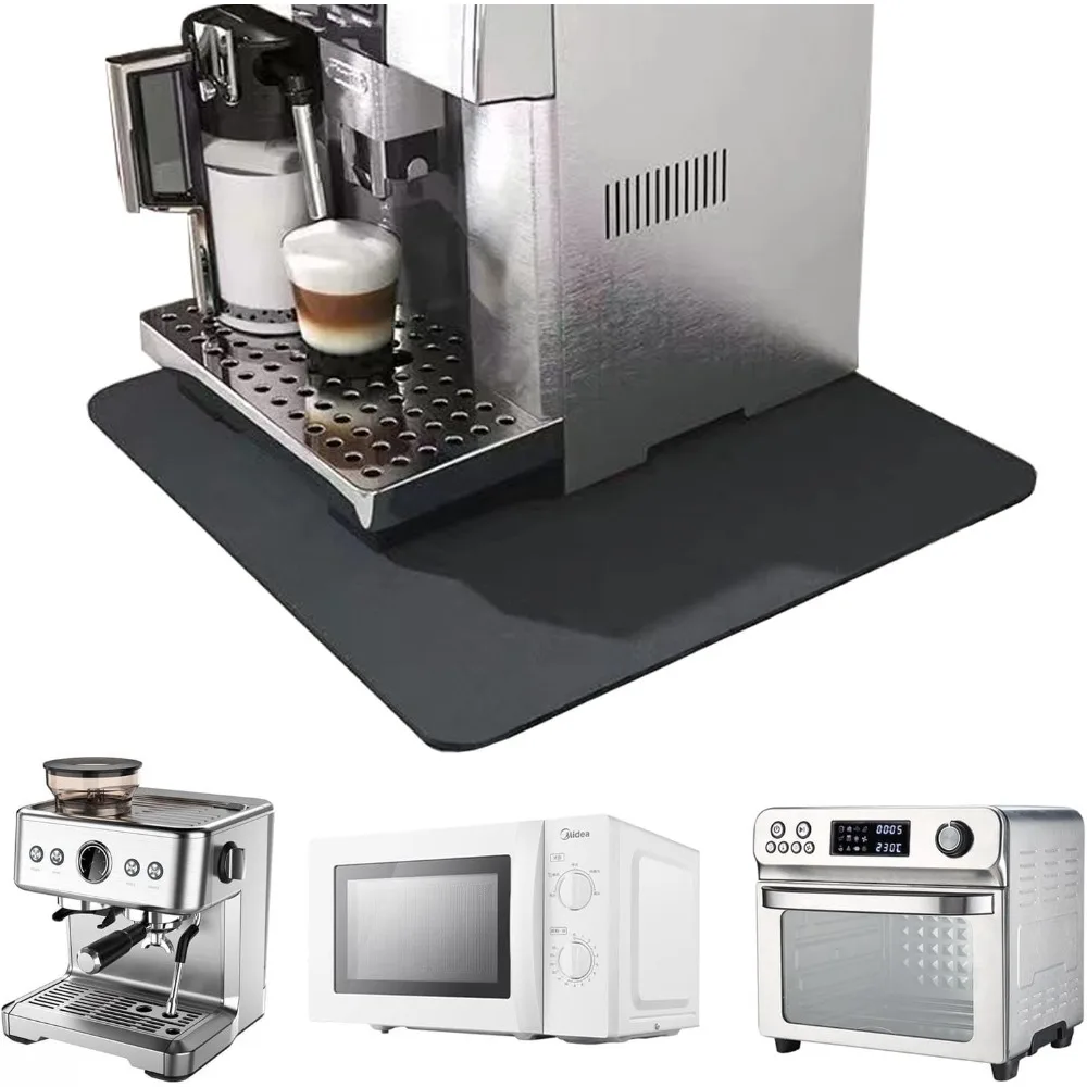 Abtropfmatte, 27,9 x 40,6 cm, Abtropfmatten für die Küchentheke, Kaffeebarmatte, selbsttropfende Trockenunterlage, wasserabsorbierende Trockenmatten Image