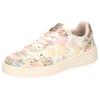 Sneaker MUSTANG SHOES, Damen, Gr. 42, bunt, Lederimitat, geblümt, casual, Schuhe, Pride Sneaker, Schnürschuh mit bunten Metallic-Besätzen