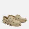 Bootsschuh TIMBERLAND "CLASSIC BOAT BOAT SHOE", Gr. 43, ltgrn suedewbei, Leder, sportlich, Schuhe