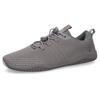 Barfußschuh DOCKERS BY GERLI, Herren, Gr. 43, grau, Textil, casual, Schuhe, Barfußschuh, Schlupfschuh, Slip-On Sneaker mit Schnellverschluss