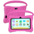 Nouveau 7 pouces enfants tablettes système Android Quad Core 4GB + 64GB ROM Android 13 tablette PC motif de dessin animé étui de protection pour enfants