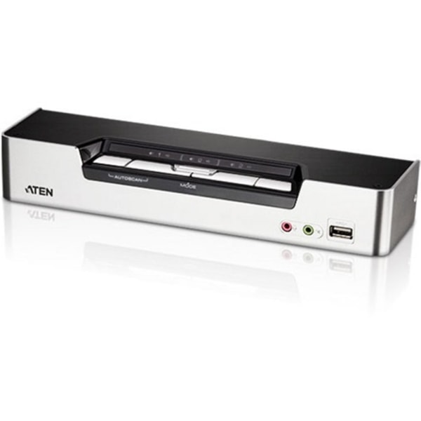 Aten Cubiq Cs1794 Kvm Switch-Taa Compliant - 4 X 1 - 4 X Type B Usb, 4 X Hdmi Digital Audio/video, 4 X Mini-Phone Audio, 4 X Mini-Phone Microphone