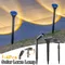 1/4 pièces LED lumière extérieure solaire lumière chaude pelouse lampe étanche solaire alimenté cour