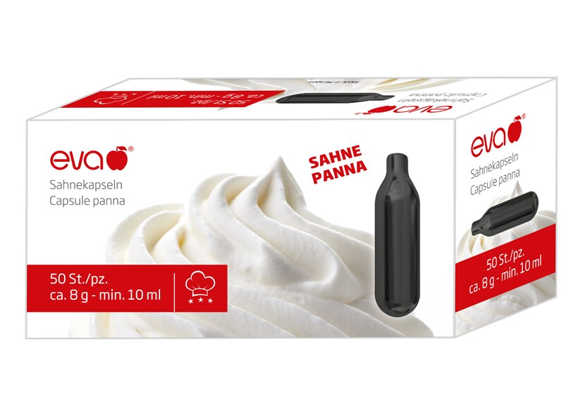 Eva 50 stück sahnekapseln schwarz eva Image