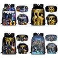 Zaino da gioco Fortnite da 3 pezzi Zaino da cartone animato anime Borse da scuola per studenti di grande capacità Borsa per matite Borsa da pranzo Kawaii Regalo di compleanno
