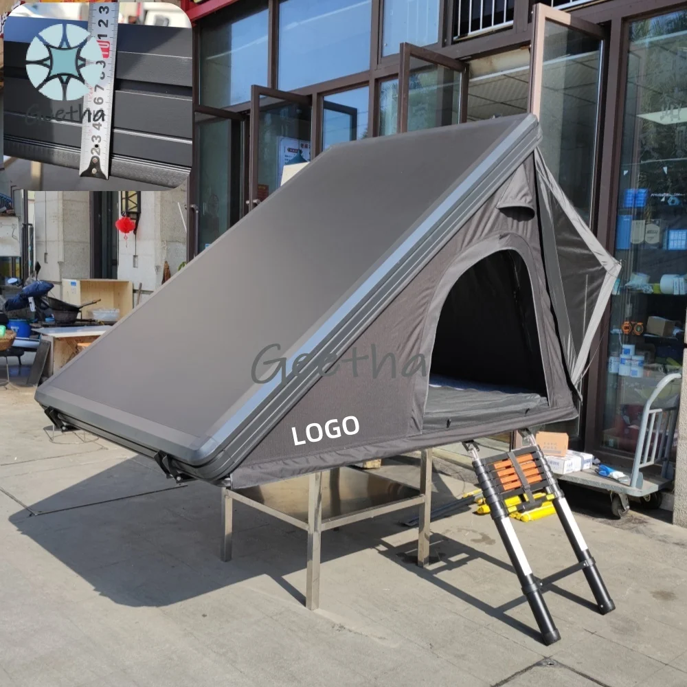 Nuova tenda da tetto per auto con tenda da tetto leggera ArrIval con tenda da tetto rigida allegato sul tetto