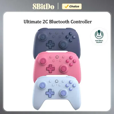 8BitDo Ultimate 2C Bluetooth Controller Wireless Gamepad with Hall Effect Joystock for Nintendo