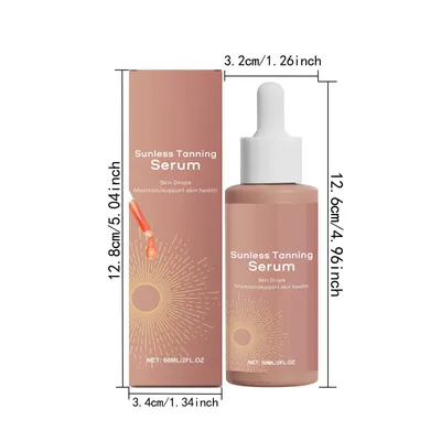 60ML Herbal Sunless Tanning Lotion Promotes Melanin Production And Protects Against Sunburn And