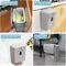 7/9L Wall Mounted Trash Can Household Galley Waste Bin Hanging Bathroom Trash Can With Lid Food