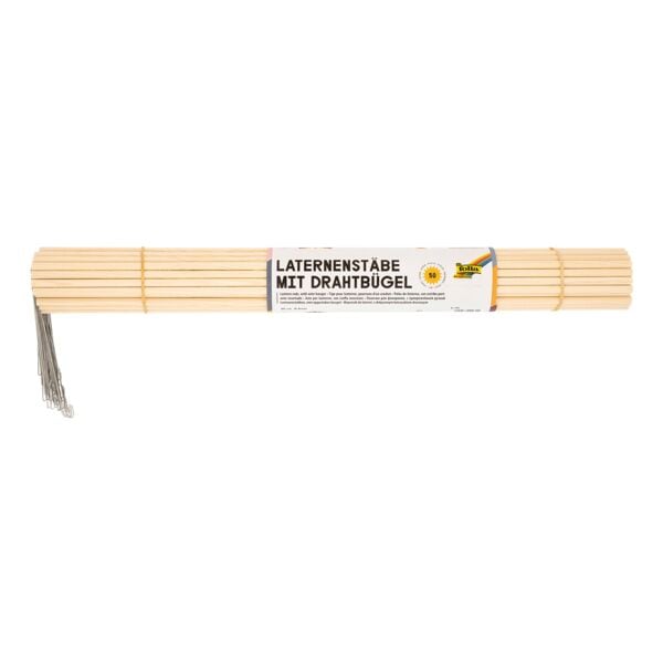 folia 50er-Pack Laternenstäbe 60 cm braun Image