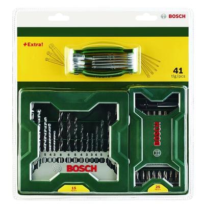 BOSCH Bohrer- und Bit-Set 41-teilig braun