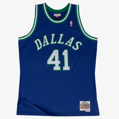 Dallas Mavericks Hardwood Classics Road-Trikot von Mitchell & Ness – Herren - Dirk Nowitzki Image