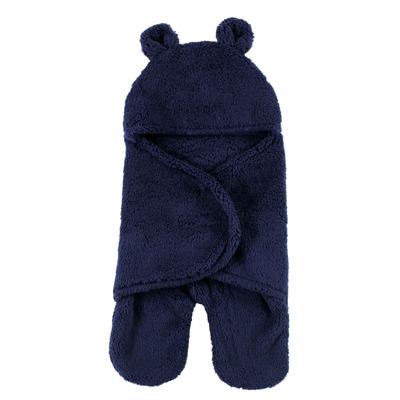 Hudson Baby Unisex Animal Faux Shearling Baby Outdoor Stroller Sack Wrap, One Size