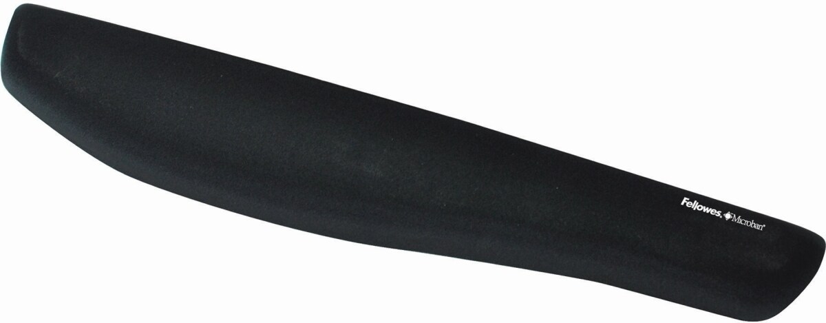 Fellowes Mauspad PlushTouch mit Handgelenkauflage schwarz Packung mit 4 Stück Image