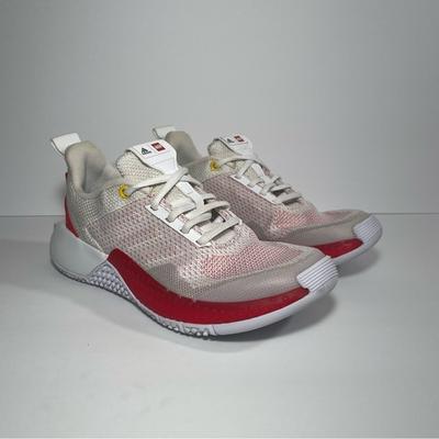 Adidas Shoes | Adidas Sport Pro J Lego Athletic Running Casual Sneakers Size 5y Womens 6.5 Euc | Color: Red/White | Size: 6.5