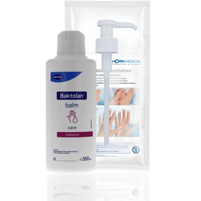 Baktolan balm - intensiv pflegender Wasser-in-Öl Hautbalsam inkl. Horn Medical Dosierpumpe 350 ml Image