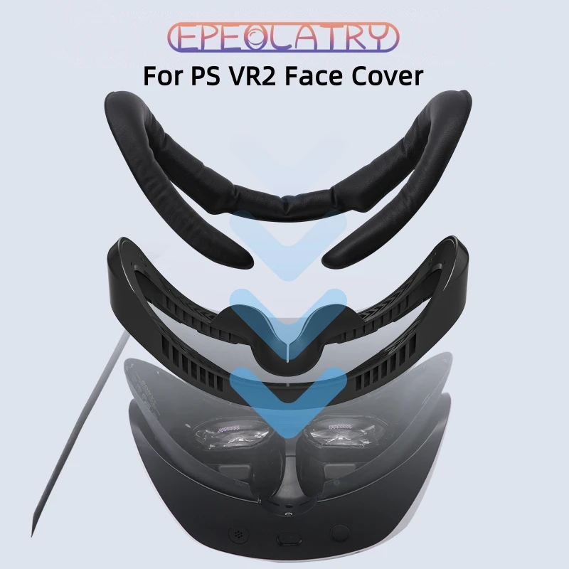 VR Face Pad for Playstation VR2 Facial Interface Bracket for PS VR2 Headset Face Cover for Sony PSVR2 VR Accessories