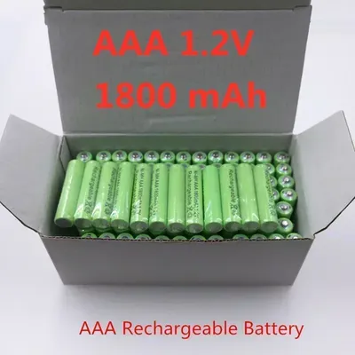 1~20 PCS 100% Original AAA 1800 mAh 1.2 V Quality rechargeable battery AAA 1800 mAh Ni-MH rechargeable 1.2 V 3A battery