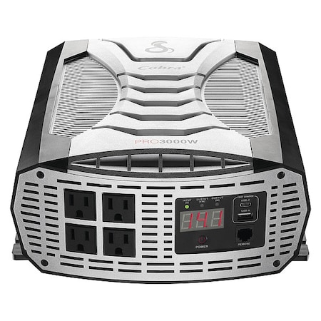 COBRA ELECTRONICS CPI3000W Power Inverter, 6,000 W Peak, 3,000 W Continuous, 4