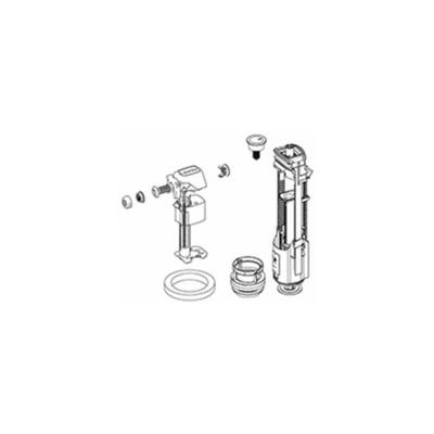Laufen - Innengarnitur 89405.8 Anschl. seitl.,TWICO ii 2-Mengenspülung 8940580000001 Image