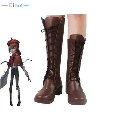 Edgar Valden Cosplay Schuhe Spiel Spiel Identität V Maler Cosplay Prop Halloween Karneval Stiefel Image