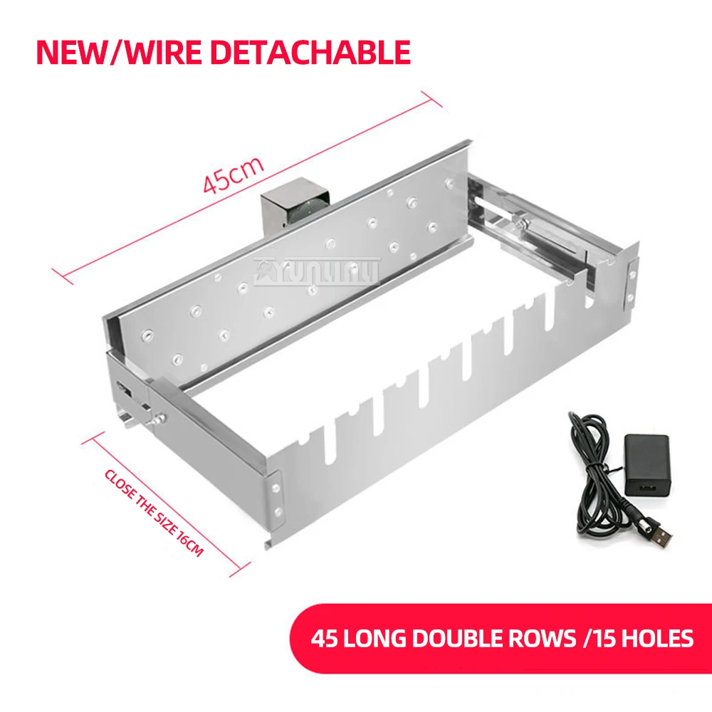 2025, Version Barbecue, Drehgrill, Edelstahl, automatisches Umdrehen, Grillmaschine, Churrasqueira Eletrica