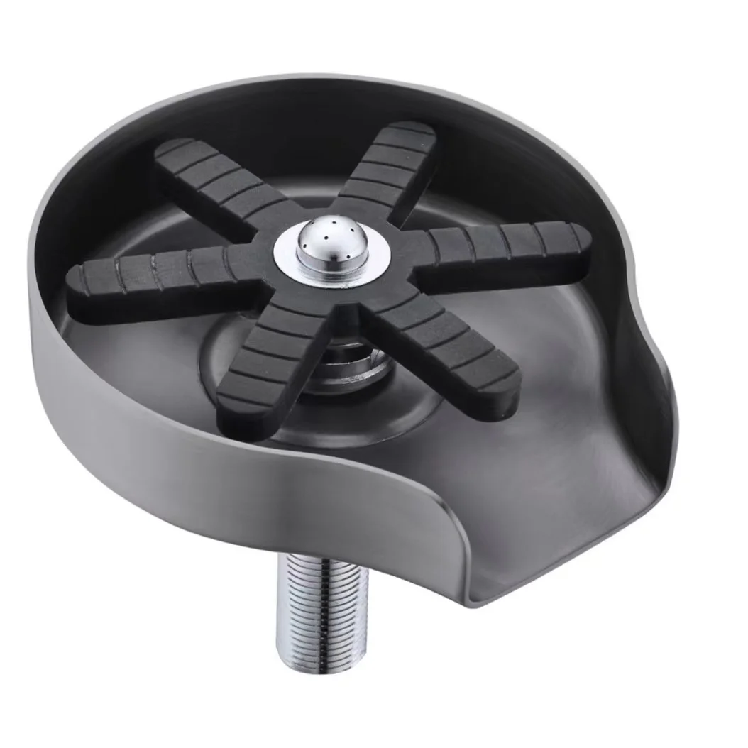 Becherreinigungsmaschine aus Edelstahl mit 360° ° Rotation Hochdruckdüse Küche Bar Restaurant Flasche Waschmaschine Zubehör