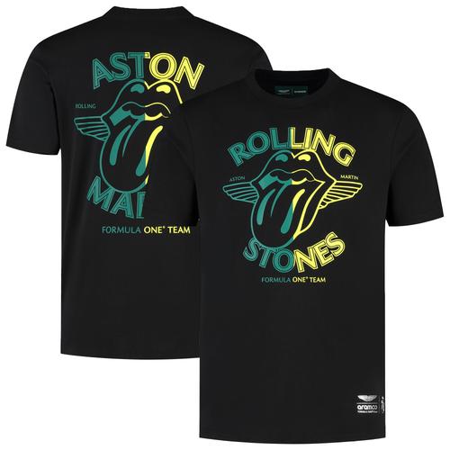 T-shirt Aston Martin Rolling Stones Édition Spéciale - Noir - unisexe Taille: S
