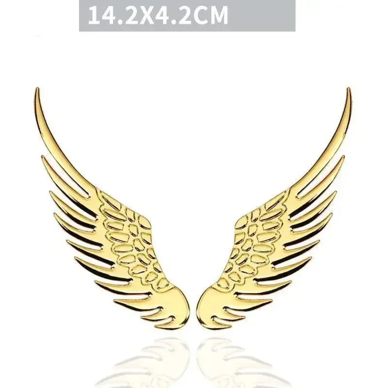 Engelsflügel Aufkleber 3D dreidimensionale Metall Auto Dekoration Aufkleber Logo verchromt Auto Modifikation Image