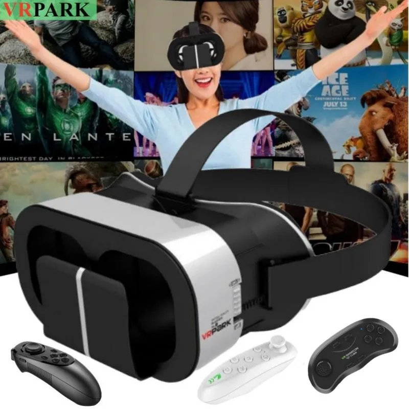 V5 virtuelle realität vr brille imax 3d hd video google karton vr headset helm für max 6.7 