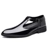 Große Größe Mode Casual Leder Schuhe für Männer Einfarbig Frühling Sommer Hallow Schuhe Männliche