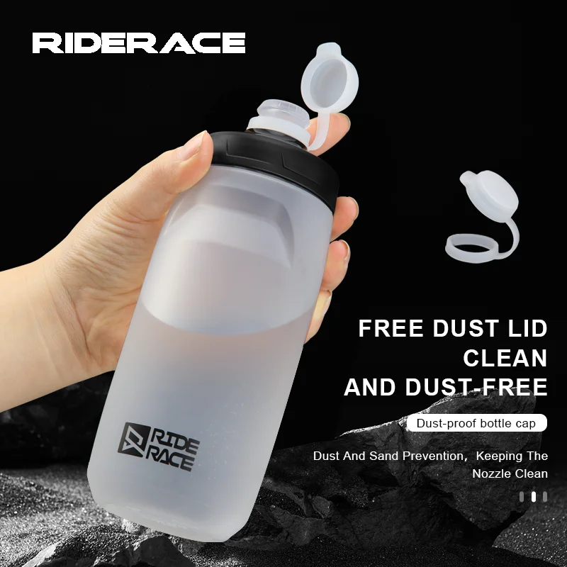RIDERACE Radfahren Wasser Flasche 620ML 750ML PP5 Laufen Outdoor Klettern Sport Squeeze Becher Für Fahrrad Wasserkocher Tragbare fahrrad Tasse Image