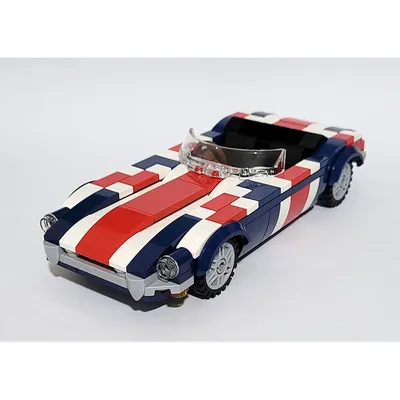 255PCS Neue MOC Auto Bausteine Geschwindigkeit   Champion City Car E-Type Sportwagen DIY kreative Image