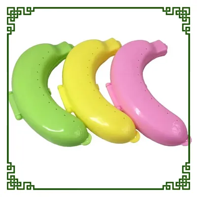 Banana Protective Storage Box Obst Storage Box Trip Outdoor Banana Case Protector Container Student Luanch Bag Lunch