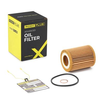 RIDEX PLUS Ölfilter BMW,INFINITI 7O0171P 11427605342,11427611969,11427635557 Motorölfilter,Filter für Öl FH1169 Image