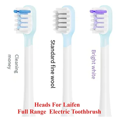 8pcs toothbrush heads For Laifen LFTB01-P ABS LFTB01-A LFTB01-S Full Range Replacement Electric