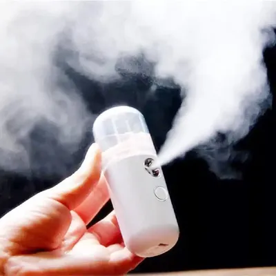 USB Facial Mist Sprayer Humidifier Rechargeable Vaporizer Facial Steamer Moisturizing Beauty
