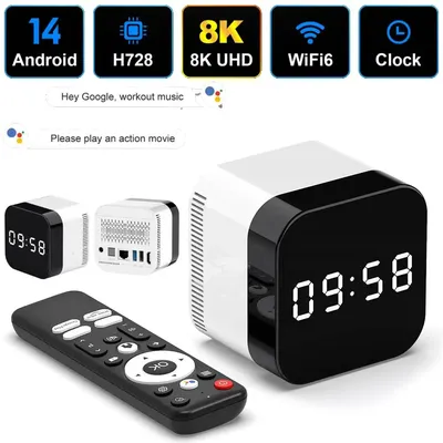 H96 Max H728 Smart TV Box Android 14 ATV Box WIFI 6 BT 5.X Media Player Set Top Box 8K 4K@60fps