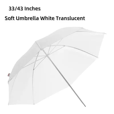 33” 43” Photography Light Reflector Umbrella White Soft Studio Umbrella for Photography Lighting