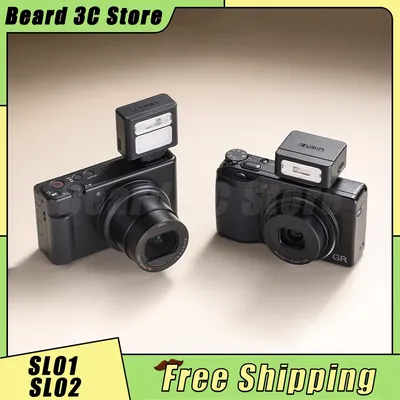 Ulanzi SL01 SL02 Camera Flash 4th Gear Adjustable Gn8 6500k Colour Temperature Mini Portable Flash