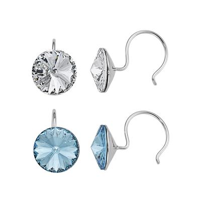 Ohrhaken-Set LADY, silber (silber 925), Ohrringe, Damen, Kristalle ct Image