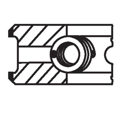 MAHLE Kolbenringsatz Universal 008 26 N0 Image
