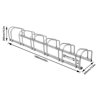 TEMU Lars360 Bicycle Stand Bicycle Wheel Stand Galvanised Stand-up Stand Bicycle Holder Stable (for 2/6 Bikes) Image