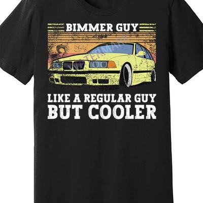 TEMU Guy Like A But Cooler - E36 - T-shirt 1399573 Funny Men's Short Sleeve T-shirt Black Pr Image