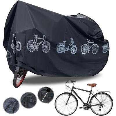TEMU Outdoor Bicycle Cover For Electric Bikes, Mountain Bike Storage For 2 Bikes, Travel Rain And Uv Protection Tent For 1 Motorcycle Image