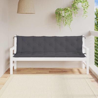 TEMU Garden Bench Cushions 2pcs. 180x50x7 Cm Oxford Fabric Thin And Light, Suitable For Office Chairs And Stools Image