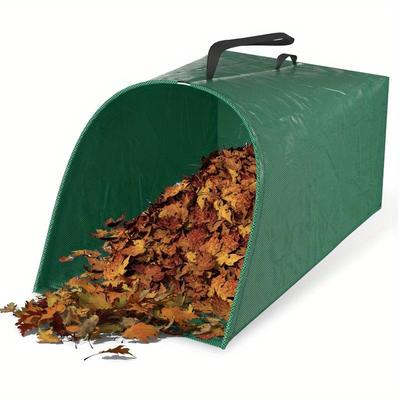 TEMU 200l Garden Waste Bags Set Leaf Bag Polypropylene Fabric Portable Garden Bags With Handles Foldable Garden Waste Bags Bags For Garden Waste, Plants, Grit, Hay Image