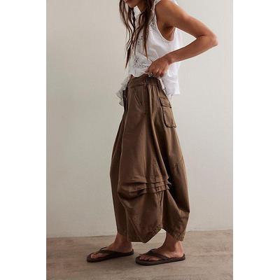 Willow Poplin Maxi Skirt - Brown - Free People Skirts