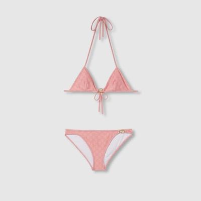 Gg Stretch Jersey Bikini, Ready-To-Wear - Pink - Gucci Beachwear