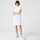Lacoste Womens Trumpet Sleeve Piqué Polo Dress in White Cotton - Size 6 UK | Lacoste Sale | Discount Designer Brands